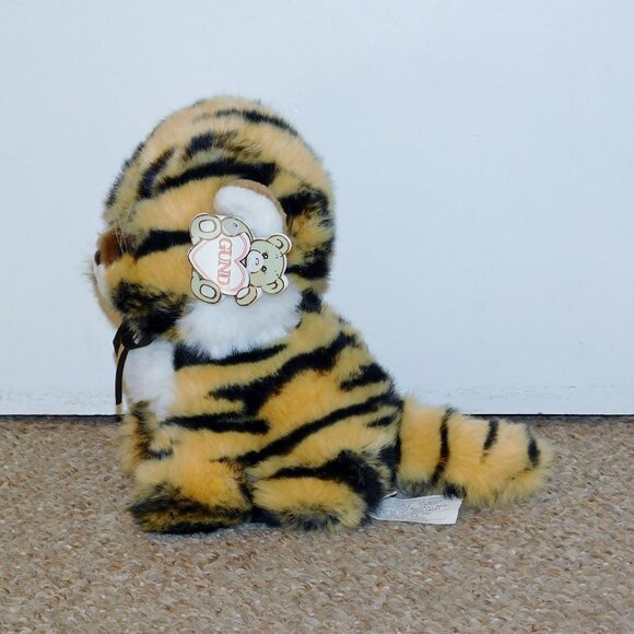 Vintage 1982 GUND 9" Tamba the Tiger Cub Plush Animal Brand New with Tags NWT - Picture 3 of 11